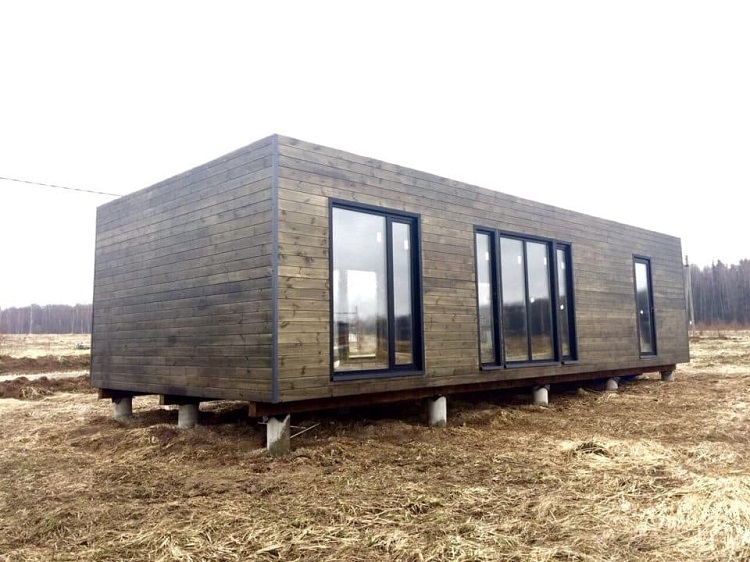 модульный дом без крыши