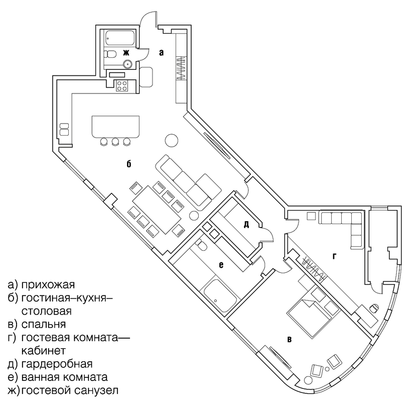 Современная городская квартира c элементами вечной классики