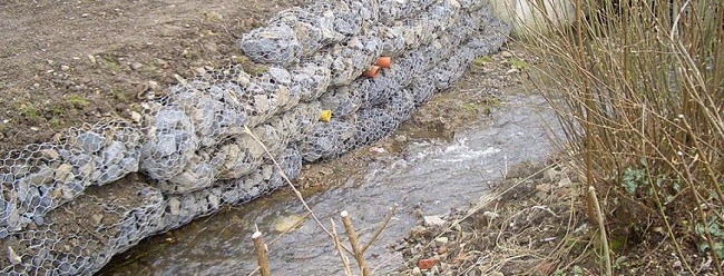 цилиндрические габионы для укрепления берегов водоемов