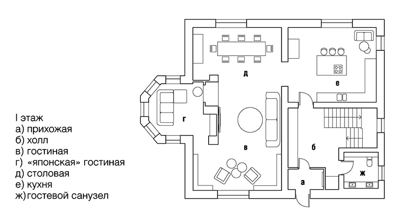 Иконы дизайна в интерьере: современный дом для большой семьи